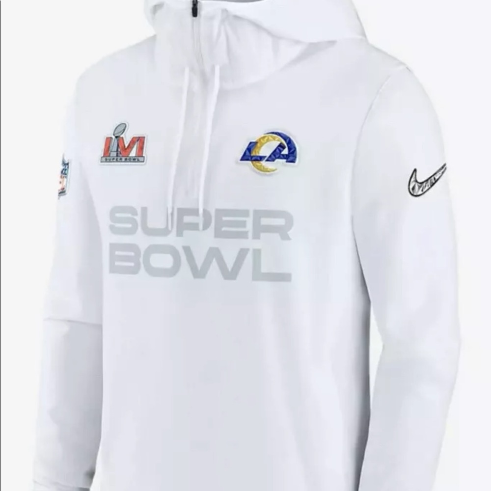 LA Rams Super Bowl Jacket 1/4 zip